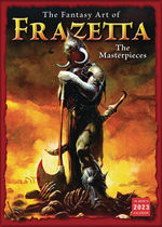  nr. 2023: Fantasy Art of Frazetta 2023 16-Month Calendar  (Kalender) (Frazetta, Frank)