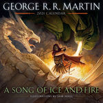 nr. 2021: Song of Ice and Fire 2021 Calendar, A: Illustration by Sam Hogg - TILBUD (så længe lager haves, der tages forbehold for udsolgte varer) (Martin, George R.R.)