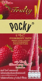 Manga Merchandise - Pocky: Pocky Strawberry Flake (Udløbsdato 23/10 - 2018, derfor tilbud) - TILBUD (så længe lager haves, der tages forbehold for udsolgte varer).