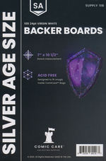 ComiCare Backer Boards: Silver Age Size Backer Boards (100pc). 