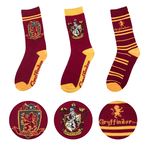 Harry Potter Merchandise: Harry Potter Socks 3-Pack Gryffindor.