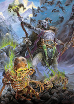Rasmus Jensen Illustrations: Umbari Necromancer plakat (Afhentning). 