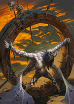 Rasmus Jensen Illustrations: Fallen Devil plakat (til forsendelse). 