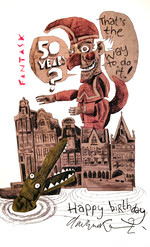 Dave McKean: Kunsttryk af Dave McKean - KAN IKKE SENDES. 
