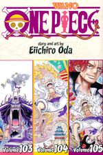 One Piece 3-in-1 (TPB) nr. 35: Shogun of Wano, Kozuki Momonosuke (Vol. 103+104+105). 