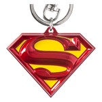 Keychain: DC Pewter-Keychain Superman Logo coloured. 