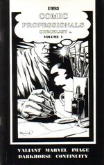 1993 Comic Professionals Checklist nr. 1. 