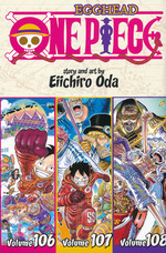 One Piece 3-in-1 (TPB) nr. 36: Enter Dr. Vegapunk (Vol. 106+107+108). 