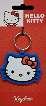 Keychain: Hello Kitty PVC Keychain Face. 