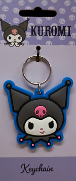 Keychain: Sanrio Keychain Kuromi Smile. 