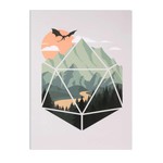 Humørkort: D20 Scene Greeting Card, A. 
