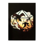Humørkort: Dragon D20 Greeting Card. 