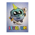 Humørkort: Leveled Up Greeting Card. 