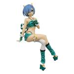 Manga Figures - Re:Zero Starting Life in Another World: Noodle Stopper PVC Statue Rem Demon Costume Another Color Ver. 16 cm - TILBUD (så længe lager haves, der tages forbehold for udsolgte varer) (1)
