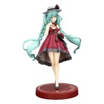 Manga Figures - Hatsune Miku: Hatsune Miku Trio-Try-iT PVC Statue Hatsune Miku Outing Dress Red Color Ver. 19 cm (1)
