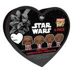 Funko Pop! Figures: Star Wars Valentines Pocket - 4-Pack Choc 4 cm (4)