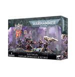 WARHAMMER 40K - SPACE MARINE: Black Templars - Chaplain Grimaldus and Retinue (4)