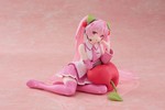 Manga Figures: Hatsune Miku PVC Statue Desktop Cute Figure Sakura Miku Cherry Cushion Ver. 13 cm (1)
