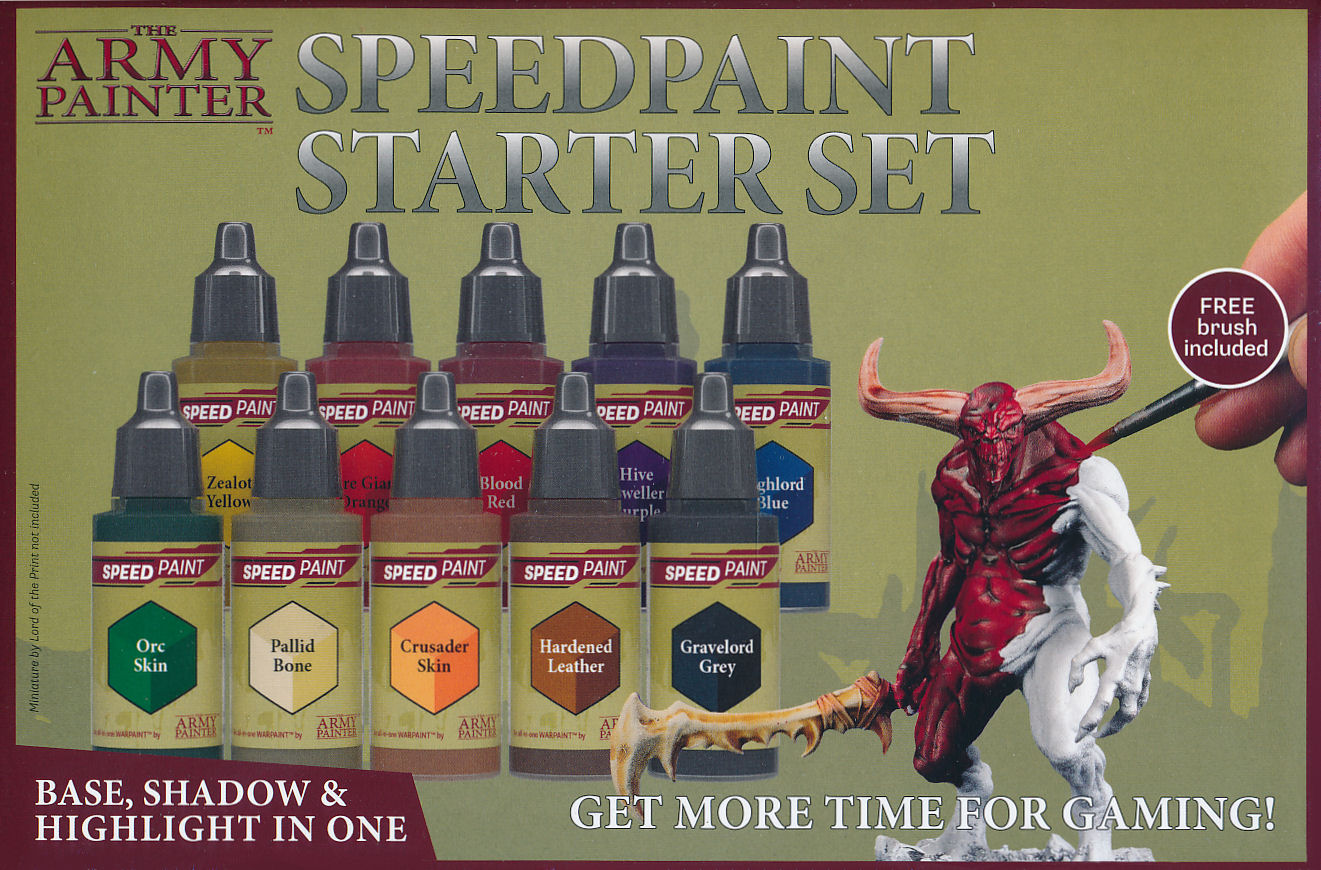 Speedpaint Starter Set & Airpaints Air Rack — The Army Painter - PHD Games