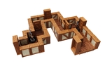 WARLOCK TILES: Expansion Pack - 1 in Town & Village Straight Walls (90)
