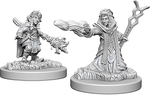 D&D NOLZURS MARVELOUS UNPAINTED MINIS: Gnome Wizard, Female (2)