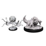 D&D NOLZURS MARVELOUS UNPAINTED MINIS: Basilisk & Grell (2)