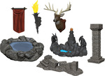 PATHFINDER DEEP CUTS UNPAINTED MINIS: Pools & Pillars (24)