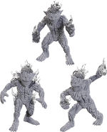 D&D NOLZURS MARVELOUS UNPAINTED MINIS: Magmins (Wave 24) (3)