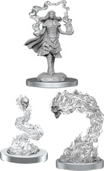 D&D NOLZURS MARVELOUS UNPAINTED MINIS: Dark Spellcaster & Flameskulls (Wave 21) (3)