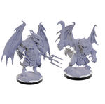 D&D NOLZURS MARVELOUS UNPAINTED MINIS: Draconian Mage & Foot Soldier (2)