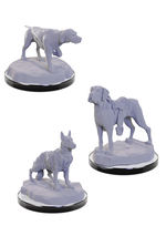 PATHFINDER DEEP CUTS UNPAINTED MINIS: Dog Companions (3)
