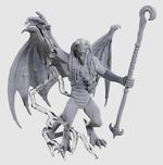 D&D NOLZURS MARVELOUS UNPAINTED MINIS: Blue Abishai (Wave 24) (1)