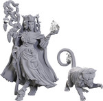 CRITICAL ROLE UNPAINTED MINIS: Fearne Calloway & Mister (Wave 23) (2)