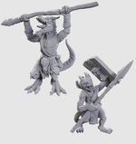 D&D NOLZURS MARVELOUS UNPAINTED MINIS: Limited Edition 50th Anniversary Kobolds (2)