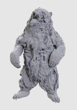 PATHFINDER DEEP CUTS UNPAINTED MINIS: Zombie Grizzly Bear (Wave 24) (1)