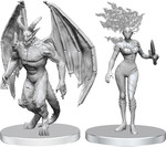 PATHFINDER DEEP CUTS UNPAINTED MINIS: Gargoyle & Shae (2)
