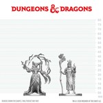 D&D NOLZURS MARVELOUS UNPAINTED MINIS: Human Druid and Elf Sorcerer (2)