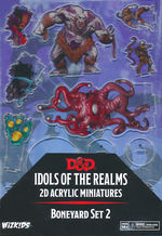D&D IDOLS OF THE REALMS ACRYLIC 2D: Boneyard Set 02 (12)