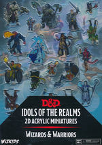 D&D IDOLS OF THE REALMS ACRYLIC 2D: Wizards & Warriors (24)
