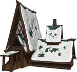 D&D PAPERCRAFT: Icewind Dale: Rime of the Frostmaiden - The Lodge Papercraft Set (1)