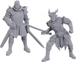 D&D NOLZURS MARVELOUS UNPAINTED MINIS: Special Edition Baldur's Gate 3, Ulder Ravengard & Zevlor (2)