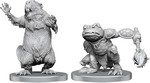 PATHFINDER DEEP CUTS UNPAINTED MINIS: Boggard Scout & Castoroides (2)