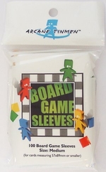 SLEEVES - BOARD GAME - Medium Cards (100) (fit cards of 57x89mm or smaller)