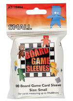 SLEEVES - BOARD GAME - Small Cards (100) (fit cards of 44x68mm or smaller)