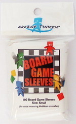 SLEEVES - BOARD GAME - Small Cards (100) (fit cards of 44x68mm or smaller)