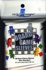 SLEEVES - BOARD GAME - Standard  (100) (fit cards of 63x88mm)