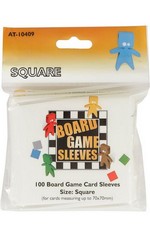 SLEEVES - BOARD GAME - Square Cards (100)  (fit cards of 70x70mm or smaller)