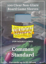 SLEEVES - BOARD GAME - Common Standard 	(100) (63x88)(tidligere Standard)