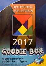 DEUTSCHER SPIELEPREIS - BRUGT - Deutscher Spielepreis 2017 Goodie Box (2017: A Feast for Odin, First Class, Great Western Trail, and Ice Cool Exoansions) (F)