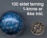 TERNINGER - d100 (assorterede farver)